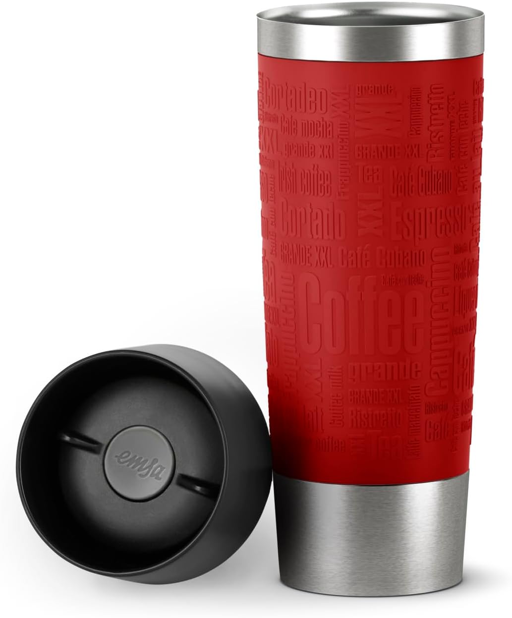 Emsa 515617 Travel Mug Classic Grande | 500ml | Thermobecher | Isolierbecher | hält 6h heiss, 12h ka