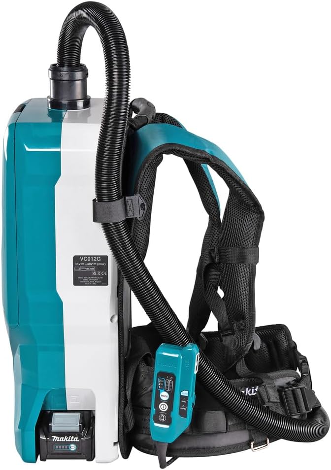 Makita VC012GZ01, Bürstenloser Rucksack-Staubsauger, blau