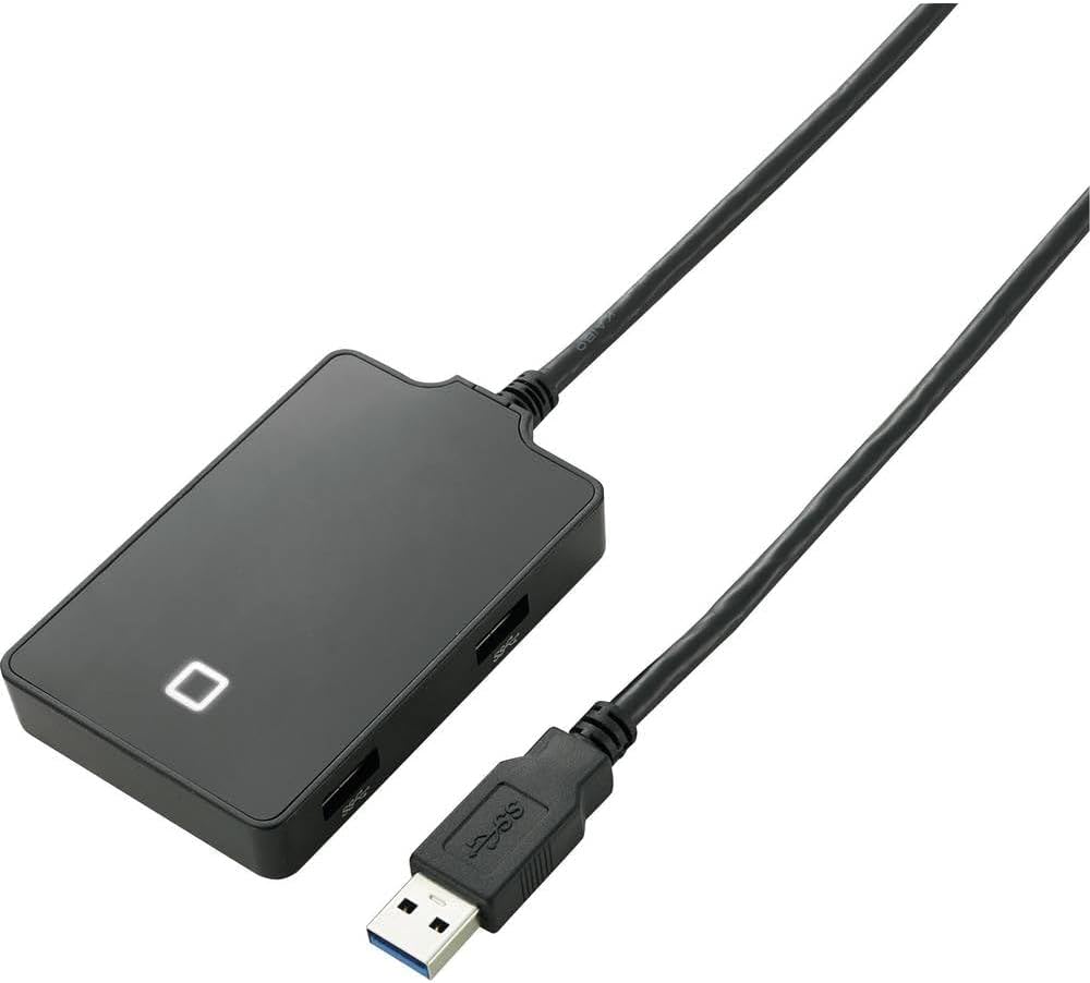Renkforce 4 Port USB 3.2 Gen 1-Hub (USB 3.0) Schwarz