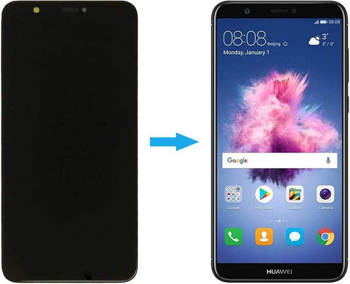 Duotipa Display Kompatibel mit Huawei P smart FIG-LX1 FIG-LA1 5.65 inch LCD Display Bildschirm Digit