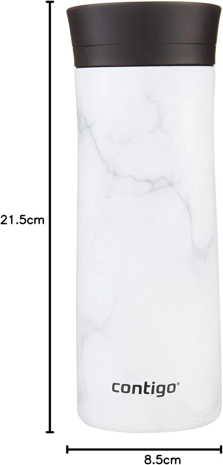 Contigo Pinnacle Autoseal Thermobecher, Edelstahl-Reisebecher, Isolierbecher, auslaufsicher, Kaffeeb