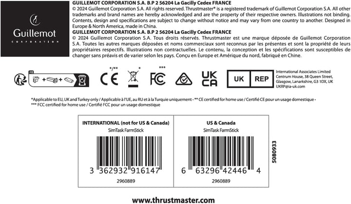 Thrustmaster SimTask FarmStick – Präziser und Multifunktionaler Joystick für Farming-Simulatoren, Fa