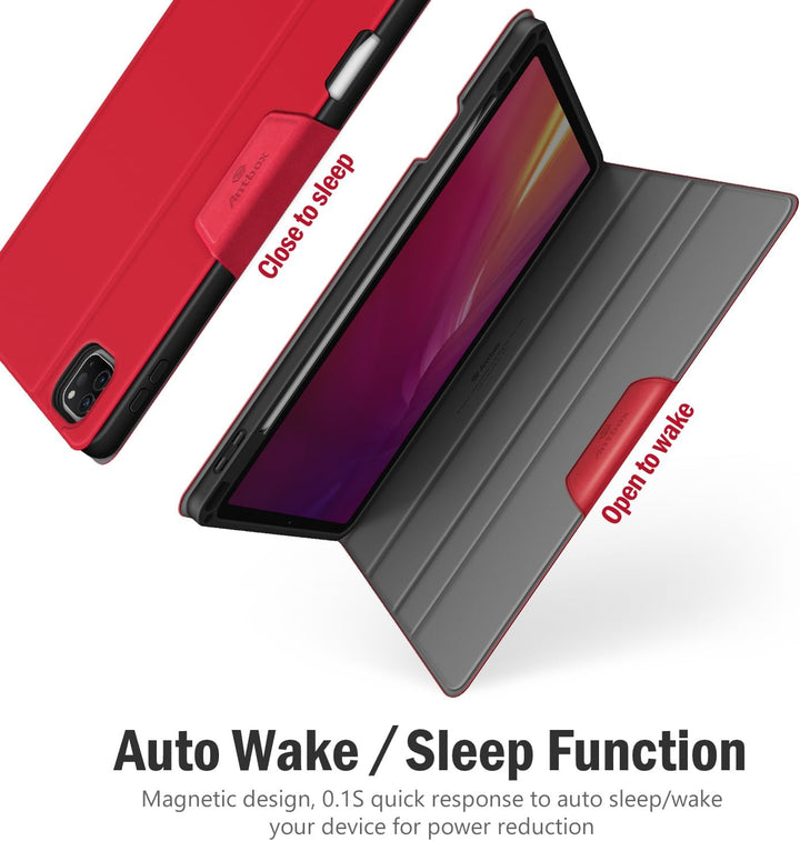 Antbox Hülle für iPad Pro 12.9 Zoll 2022 (6. Generation)/2021 (5.Gen) / 2020 (4.Gen) / 2018 (3. Gen)