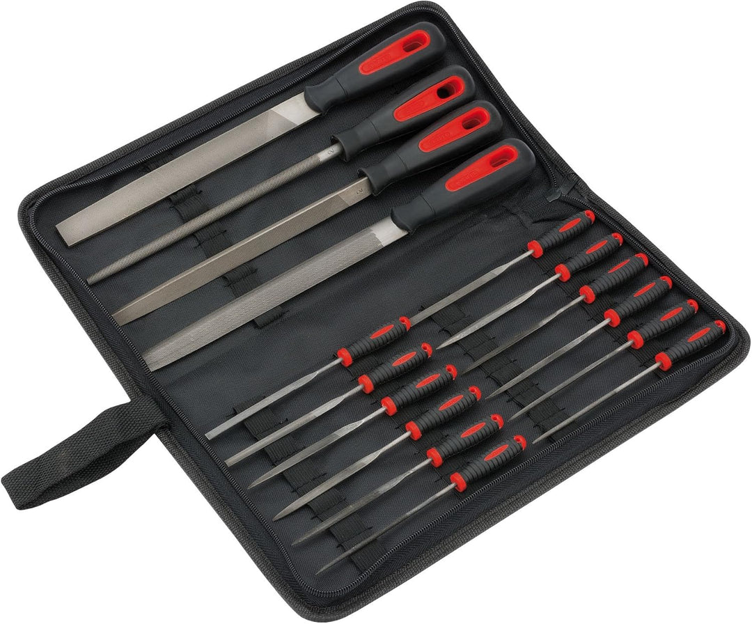 Draper 68904 Redline Feilen-Set, 16-teilig 1 Rot/Schwarz, 1 Rot/Schwarz