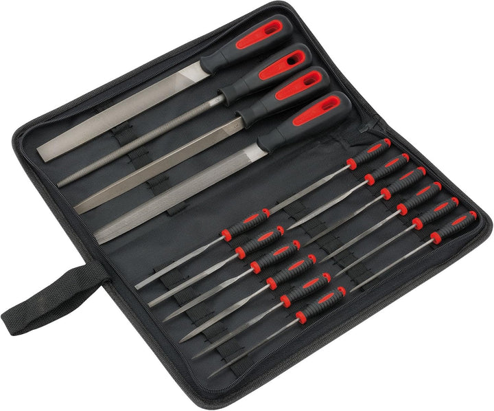 Draper 68904 Redline Feilen-Set, 16-teilig 1 Rot/Schwarz, 1 Rot/Schwarz