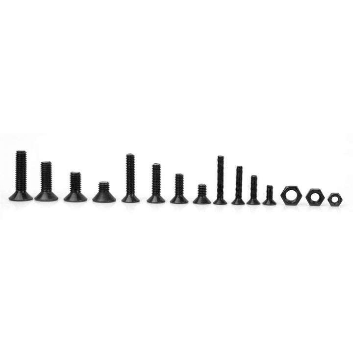 460pcs M3 M4 M5 Senkkopfschraube Senkkopfdiele Gewindeschneidschrauben Drive Cup-Point Stellschraube