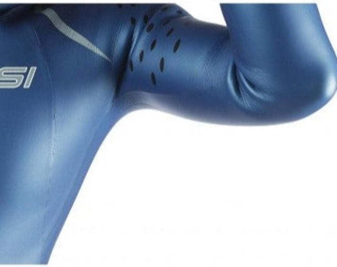 Cressi Free Man - Herren Apnoe-Neoprenanzug aus 3,5 mm glattem Neopren, Metallisch Blaue Farbe, L