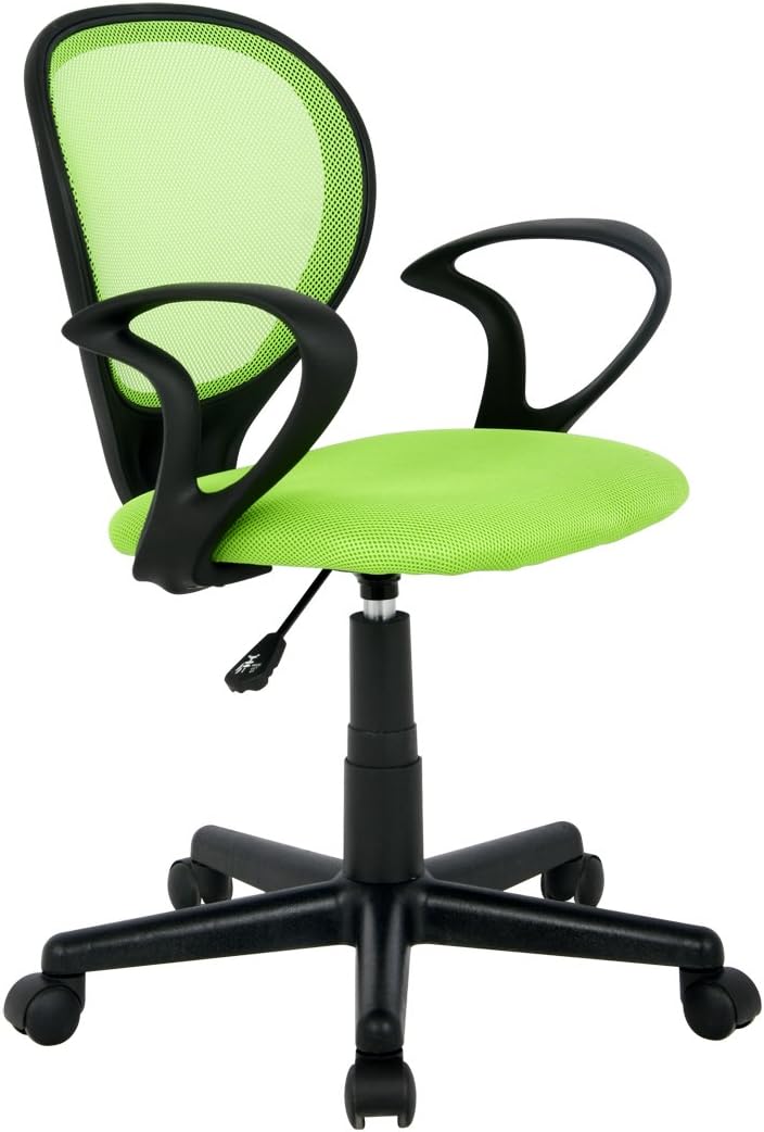 SixBros. Bürostuhl,Schreibtischstuhl, Drehstuhl für’s Büro oder Kinderzimmer, stufenlos höhenverstel