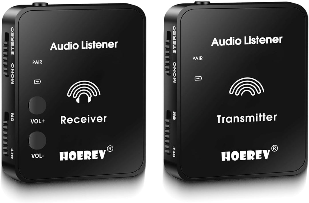 Hoerev In-Ear Monitoring Kopfhörer – Professionelles Audio und 2.4G Stereo Technologie, Hochleistung