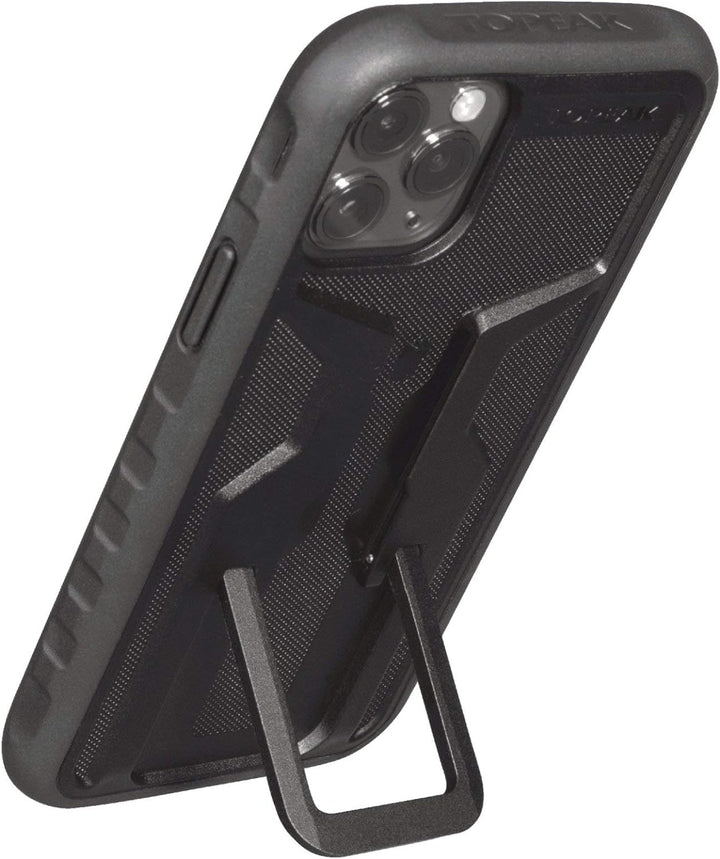 Topeak Unisex – Erwachsene RideCare für iPhone 11 Smartphonehülle, schwarz-grau, Pro mit Halter