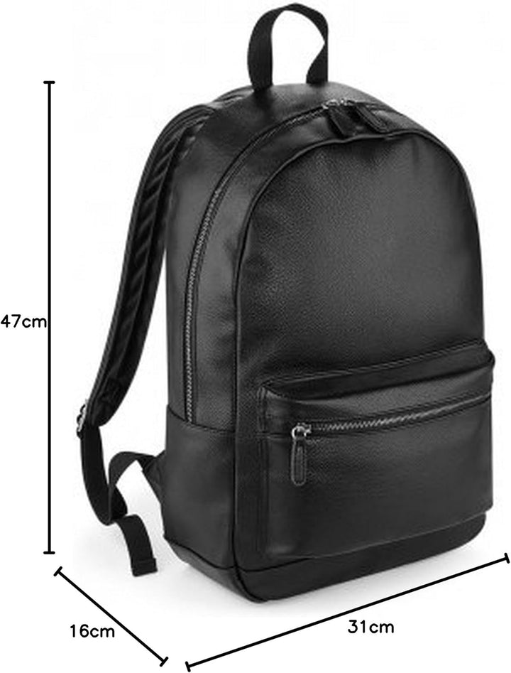 BagBase BG255 Faux Leather Fashion Backpack