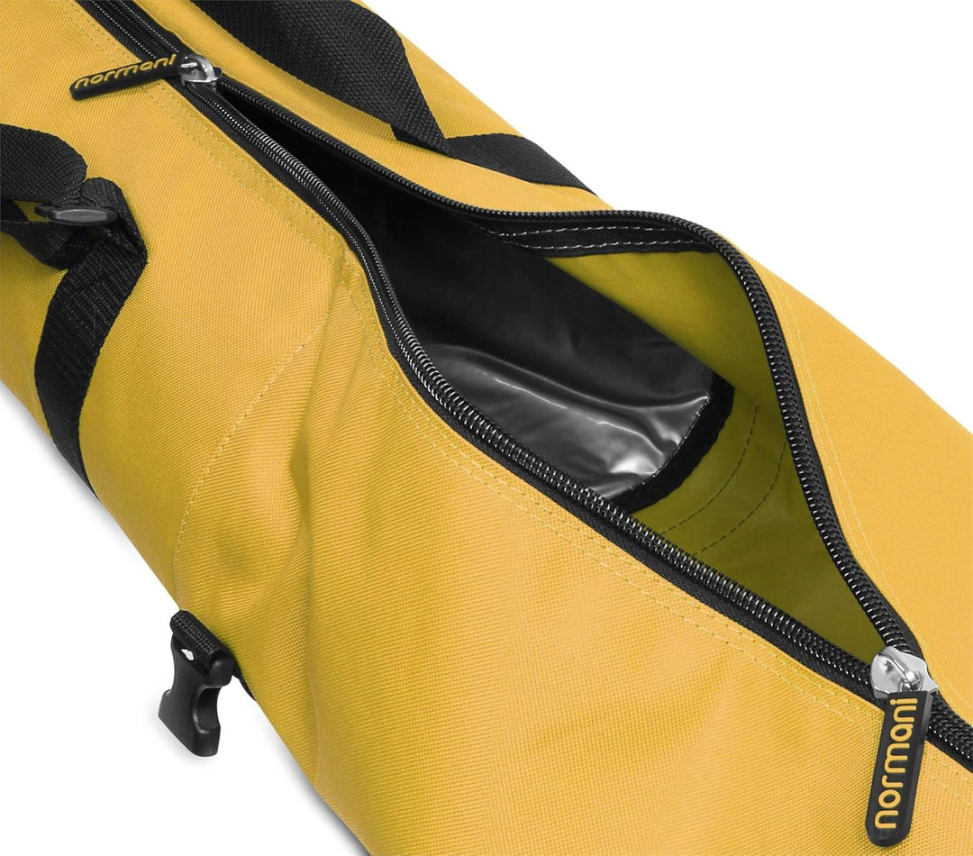 normani Skitasche Skisack in 170 cm und 200 cm Länge Gelb 200 cm, Gelb 200 cm