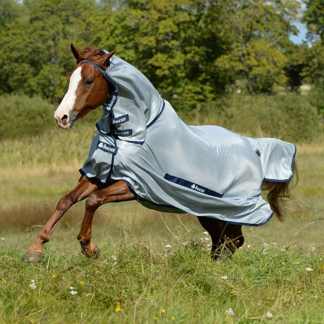 Bucas Buzz-Off Full Neck - 155 1 Stück (1er Pack), 1 Stück (1er Pack)