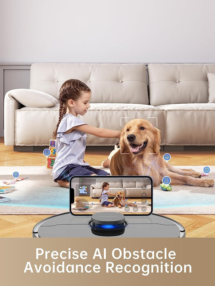 Dreame D10s Plus Staubsauger- und Wischroboter mit DualBoost 1.0 Auto-Entleerung, KI-Aktion, LDS-Nav