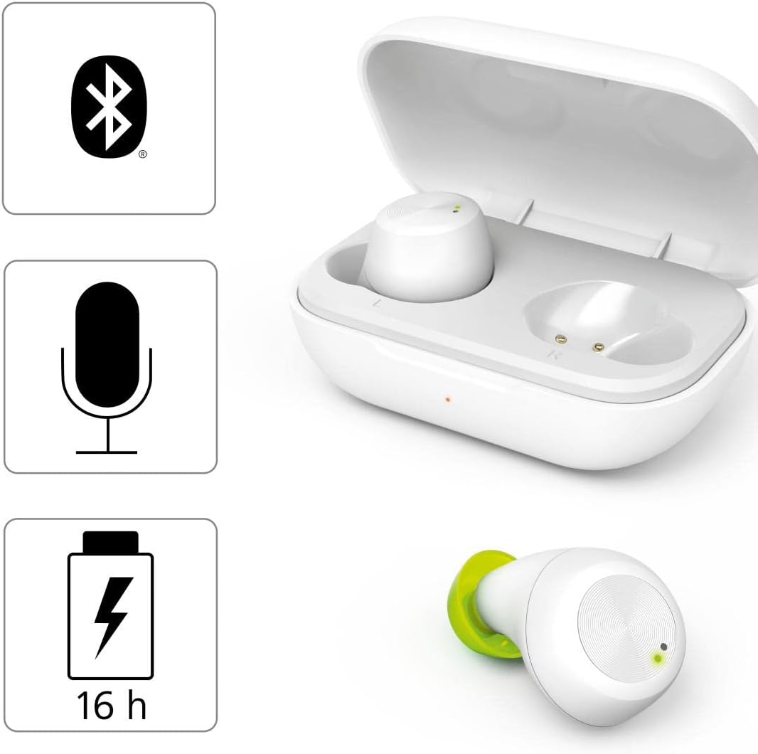 Hama Bluetooth Kopfhörer kabellos (In-Ear Ohrhörer mit Mikrofon, Sport Kopfhörer spritzwassergeschüt