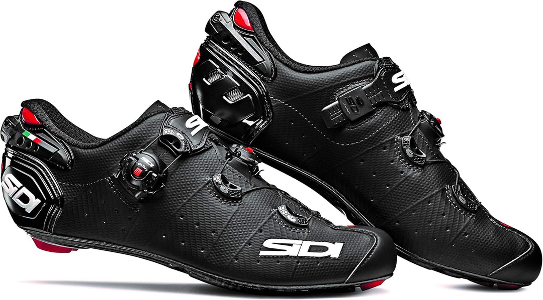 SIDI Herren Wire 2 Matt Carbon Radschuhe, 43 EU Mattschwarz