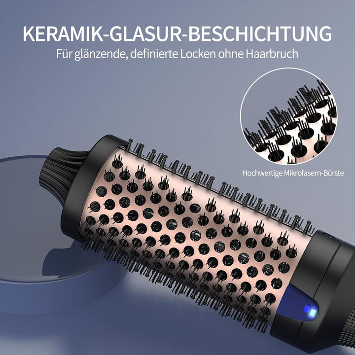 K&K Thermobürste Keratin Thermal Brush Protect Beheiztes Fass Heisse Haarbürste, Ionisch Glatt Schei