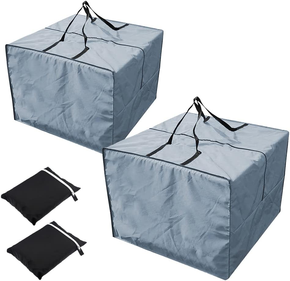 Opaltool 2PC Outdoor Möbel Kissen Aufbewahrungstasche 210D Oxford wasserdichte Schutz Aufbewahrungst