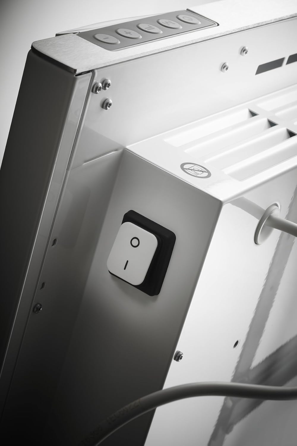 AEG Duo Wandkonvektor DKE 100, Elektroheizung energiesparend, 1000 W für ca. 12 m², LCD Display, Woc