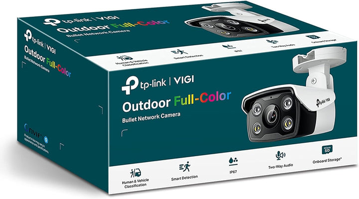 TP-Link VIGI C330 6 mm Objektiv Smart Outdoor Sicherheitskamera | 3 MP HD Vollfarb-Netzwerkkamera |