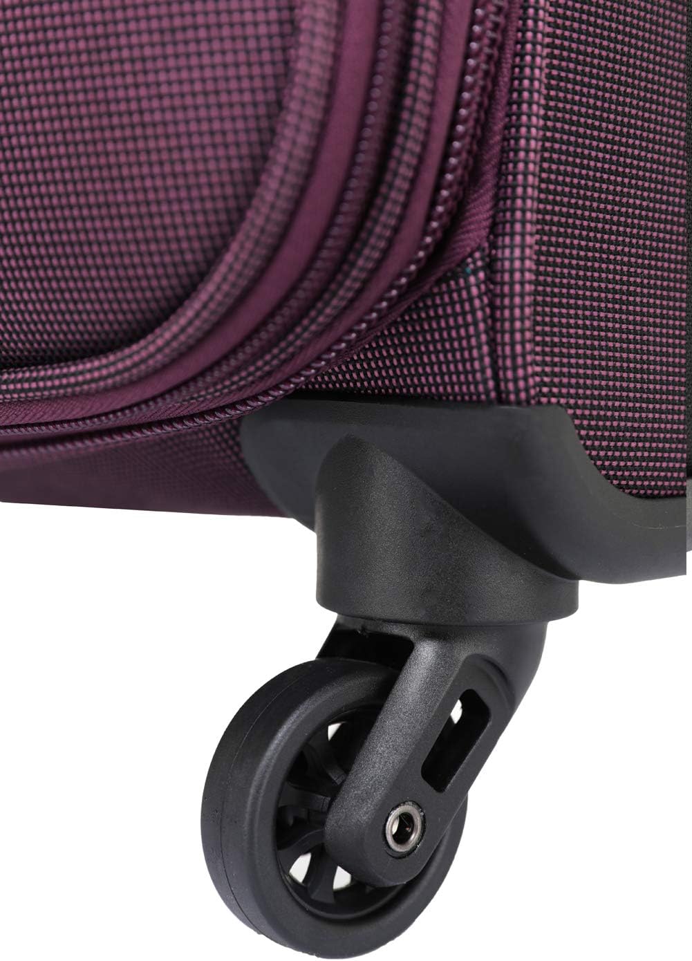 BEIBYE Leichter Stoffkoffer Kofferset Trolley Aussentaschen Dehungsfuge mehr Stauraum mit Zahlenschl