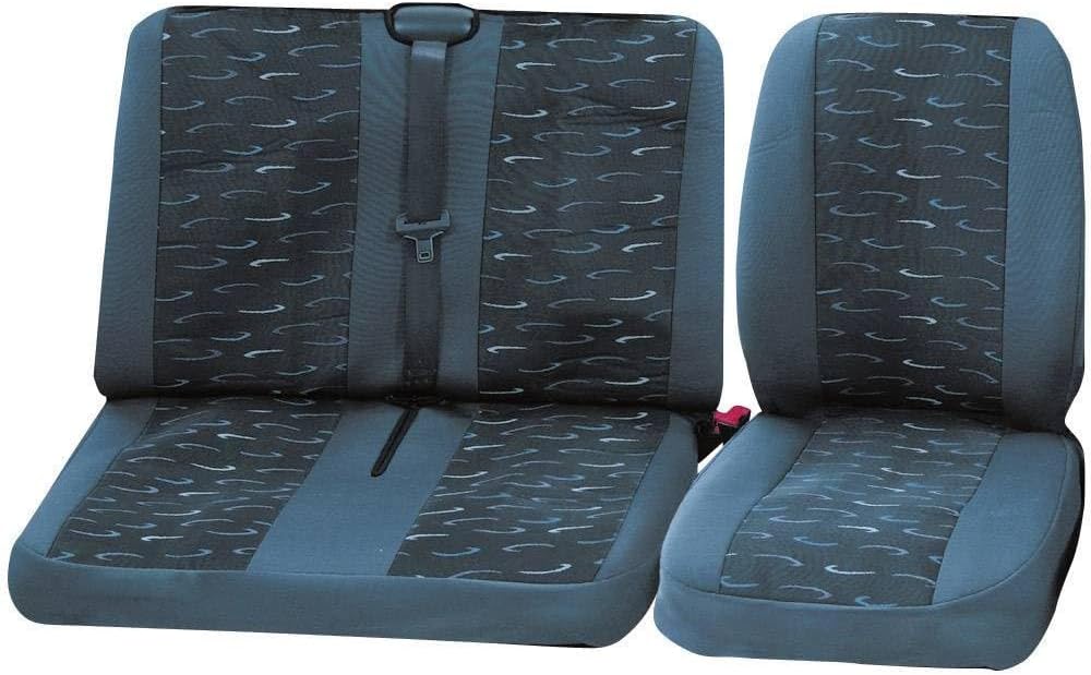 Cartrend 79-4020-01 Sitzbezug Komplett-Set Sprint, für Kleintransporter, Grau