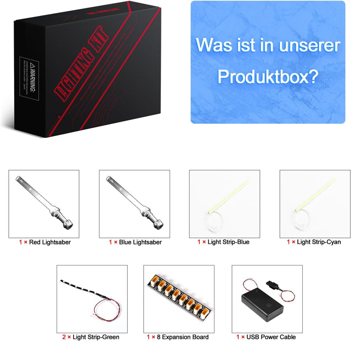 LocoLee Led Licht Set für Lego Thronsaal des Imperators, Led Beleuchtungs Set für Lego 75352 Star Wa