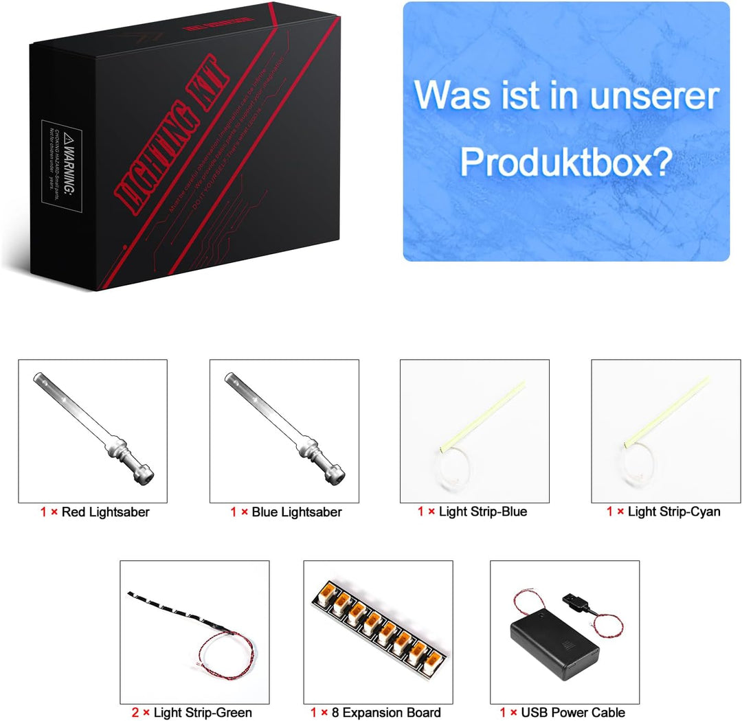 LocoLee Led Licht Set für Lego Thronsaal des Imperators, Led Beleuchtungs Set für Lego 75352 Star Wa