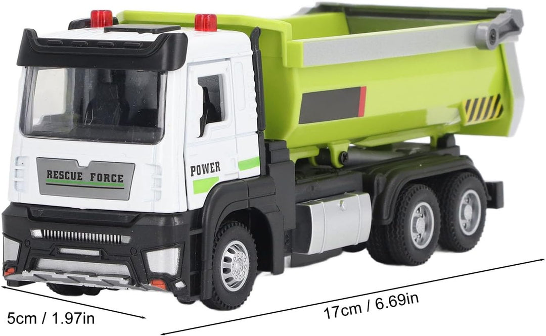 Srliya Muldenkipper mit Bagger, Unterhaltsames Multifunktionales Bagger-Muldenkipper-Modellspielzeug