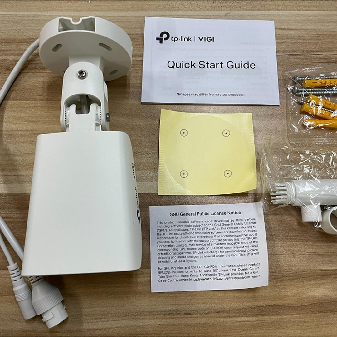 TP-Link VIGI C330 6 mm Objektiv Smart Outdoor Sicherheitskamera | 3 MP HD Vollfarb-Netzwerkkamera |