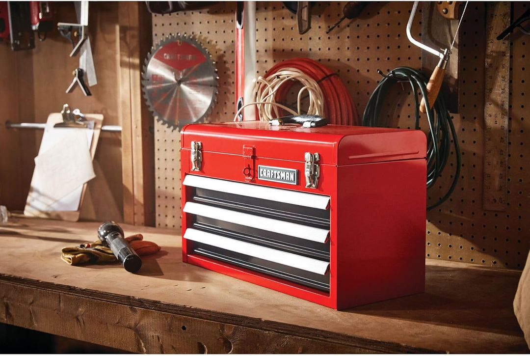 CRAFTSMAN CMST53005RB 3-DWR PORTABLE CHEST W/WRENCH ORG