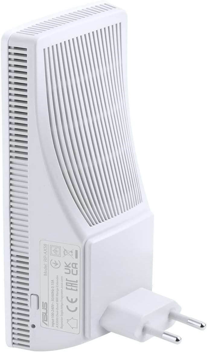 ASUS RP-AX58 AX3000 Dualband WiFi 6 Range Extender/AiMesh Extender (160 MHz Bandbreite auf 5GHz Kanä