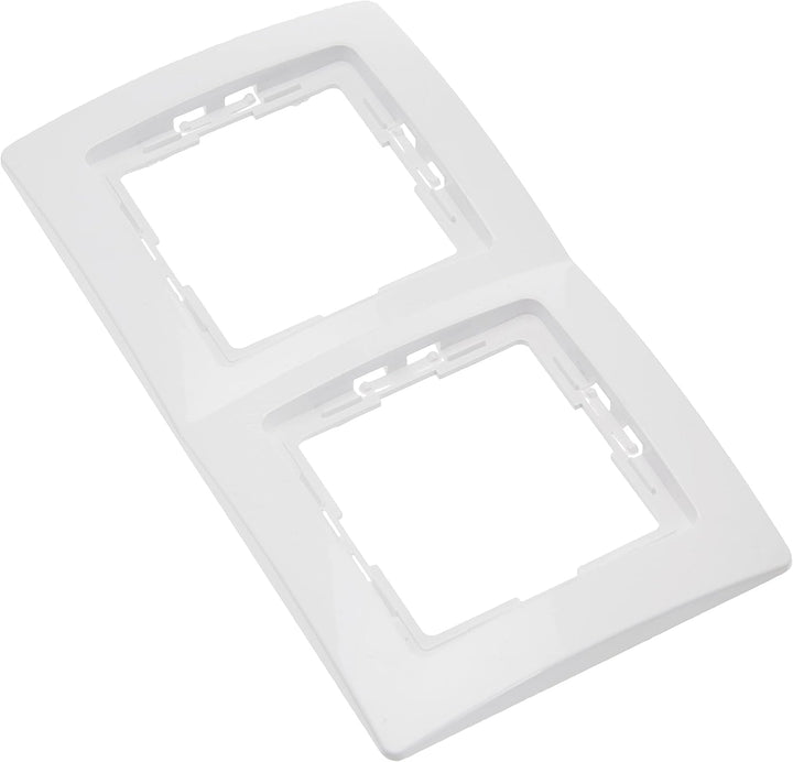 Kopp LED Infrarot-Bewegungsmelder Athenis reinweiss 808429186 & 308502066 2-Fach Rahmen Paris, arkti