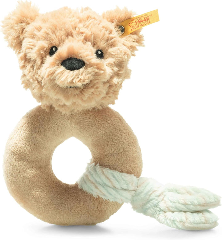 Steiff Kuscheltier Jimmy Teddybär Greifling mit Rassel, Süsses Stofftier, Jungen, Mädchen & Babys ab