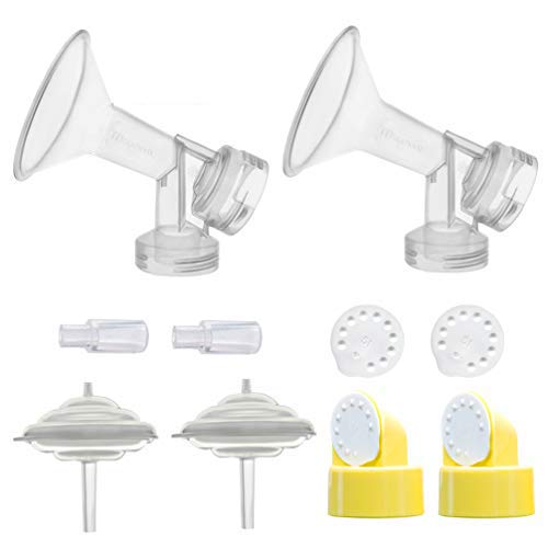 Maymom Brusthauben Set für Medela Freestyle Milchpumpen (17mm Durchmesser)
