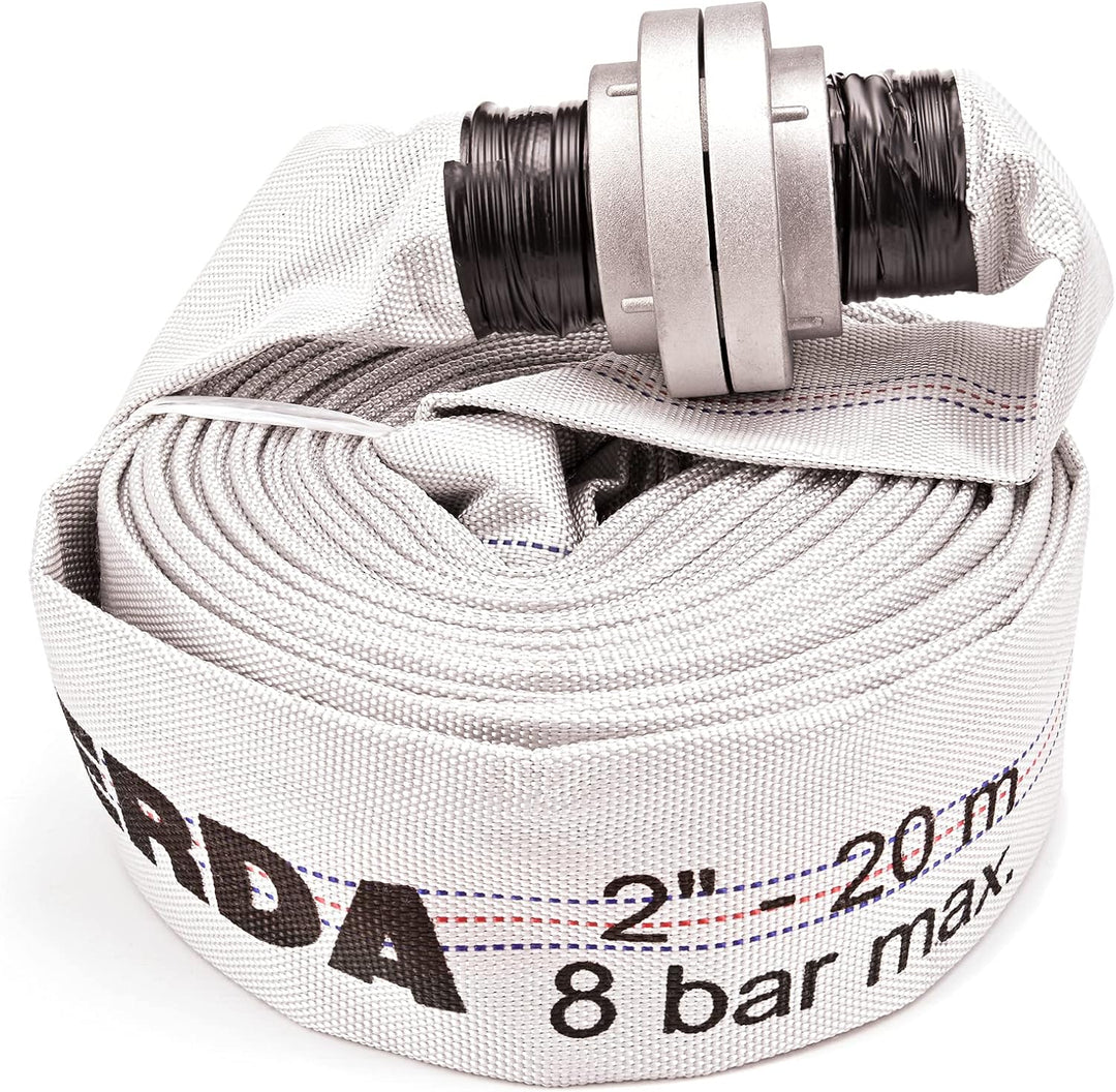 Schlauch 2" mit C Storz Flachschlauch Bauschlauch Feuerwehrschlauch 2'' 20m WZ20