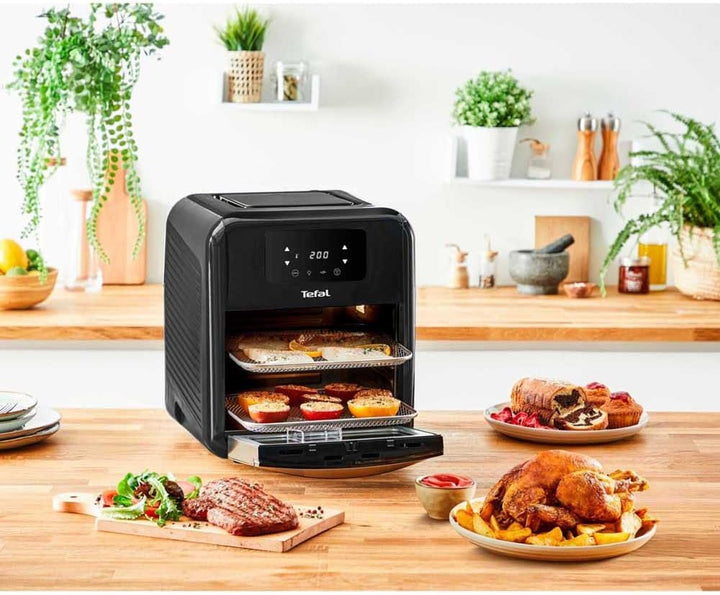 Tefal FW5018 Easy Fry Oven & Grill 9-in-1 Heissluftfritteuse | 11Liter für 6 Portionen | 7 Zubehörte