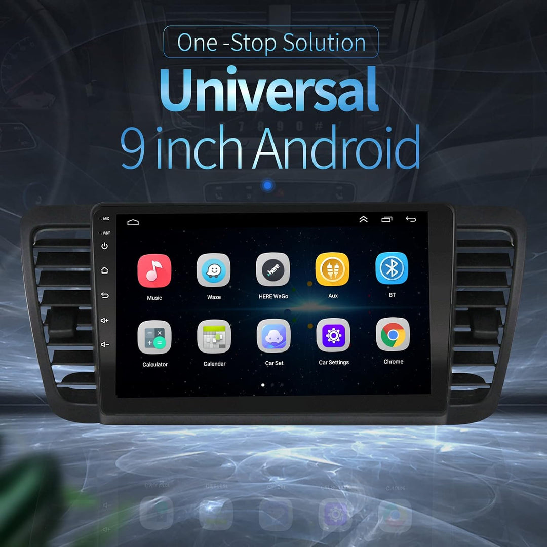 LEXXSON Carplay Radio Android Radio für Subaru Outback Legacy 2004-2009 mit 9 Zoll Touchscreen GPS W