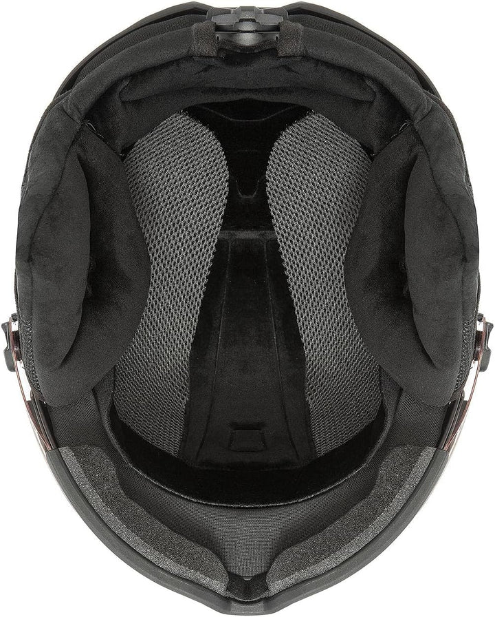 uvex hlmt 600 vario - Skihelm für Damen und Herren - mit Visier - individuelle Grössenanpassung 57-5
