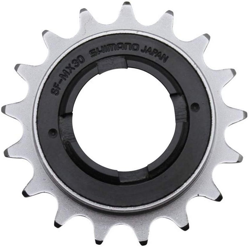 SHIMANO Herren Dx BMX Single Speed Freilaufritzel 17 Zähne Silber - silber, 17 Zähne Silber - silber