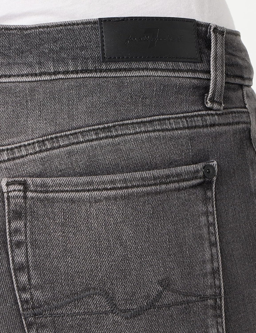 7 For All Mankind Damen Jeans 25 Schwarz, 25 Schwarz