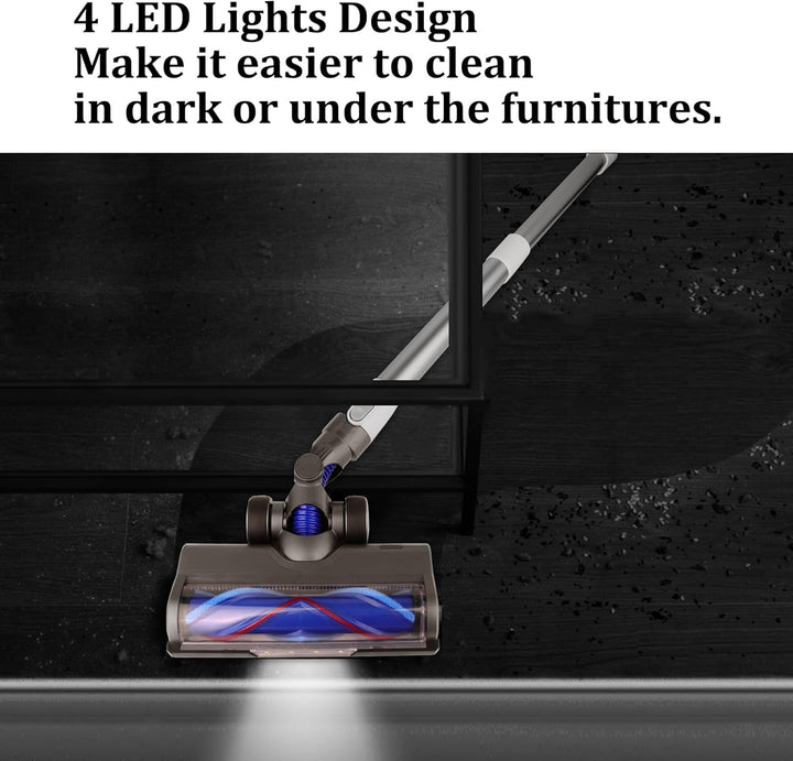 Ersatz-Motorkopf-Aufsatz für Dyson V6, DC58, DC59, DC61, DC62, DC74 Akku-Staubsauger, V-förmiger Tur