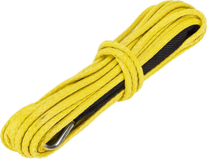 Synthetisches Seil, 7700LBS Windenkabel Nylon 15M Synthetisches Seil Ersatz für Smittybilt SUV Truck