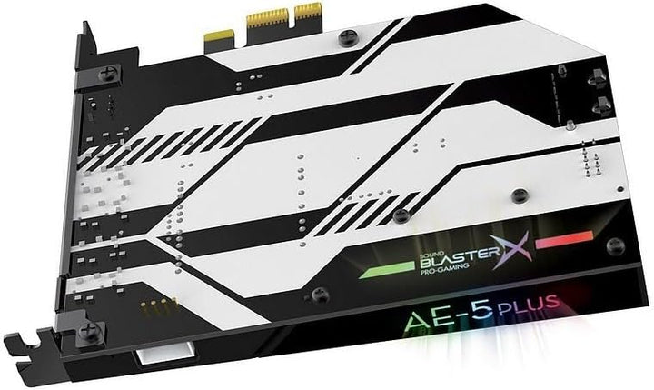 CREATIVE Sound BlasterX AE-5 Plus SABRE32 Hochauflösende PCI-e-Gaming-Soundkarte und DAC mit 32-Bit