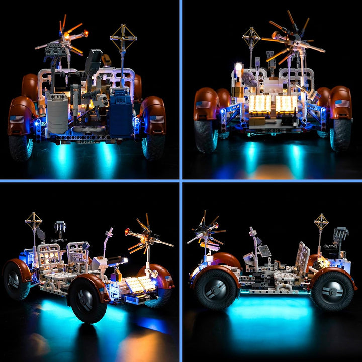 LocoLee Licht Kompatibel mit Lego 42182 Technic NASA Apollo Lunar Roving Vehicle (LRV), Nur Lichter
