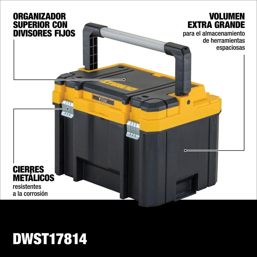 Dewalt DWST17807 TSTAK, DWST17814 Tiefer Werkzeugkoffer mit langem Griff, Tiefer Werkzeugkoffer mit