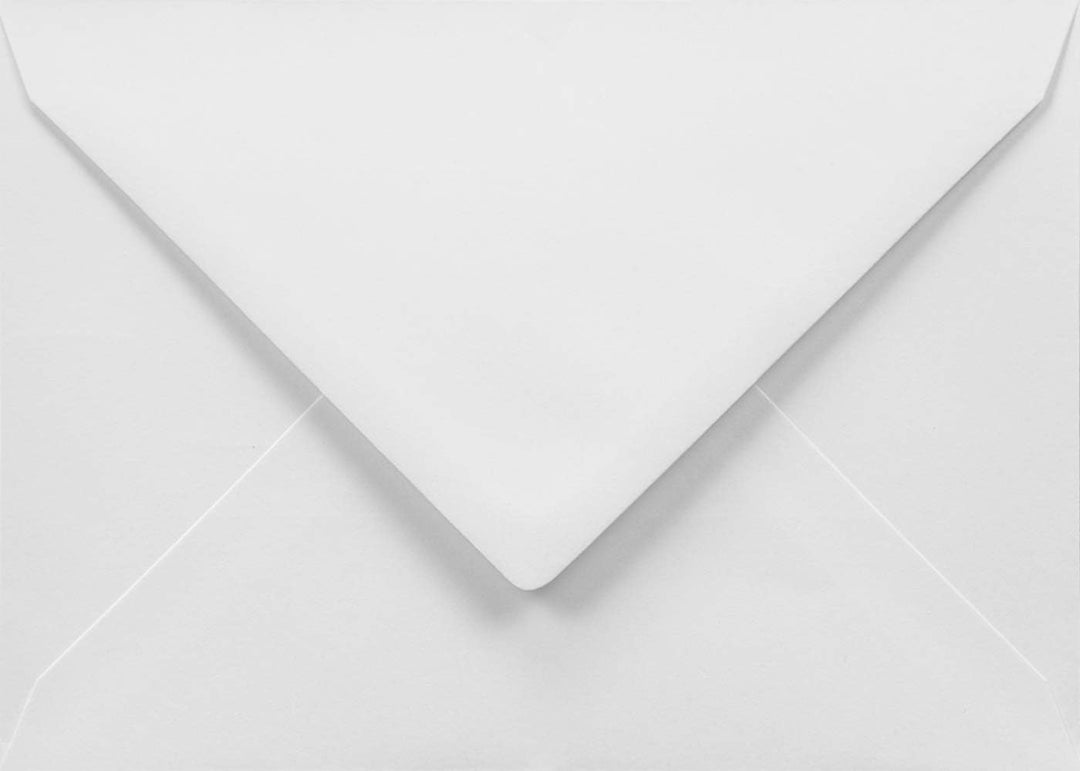 Netuno 500x Briefumschlag Weiss DIN C6 11,4 x 16,2 cm 100g Weiss Papier-Umschlag C6 nassklebend ohne