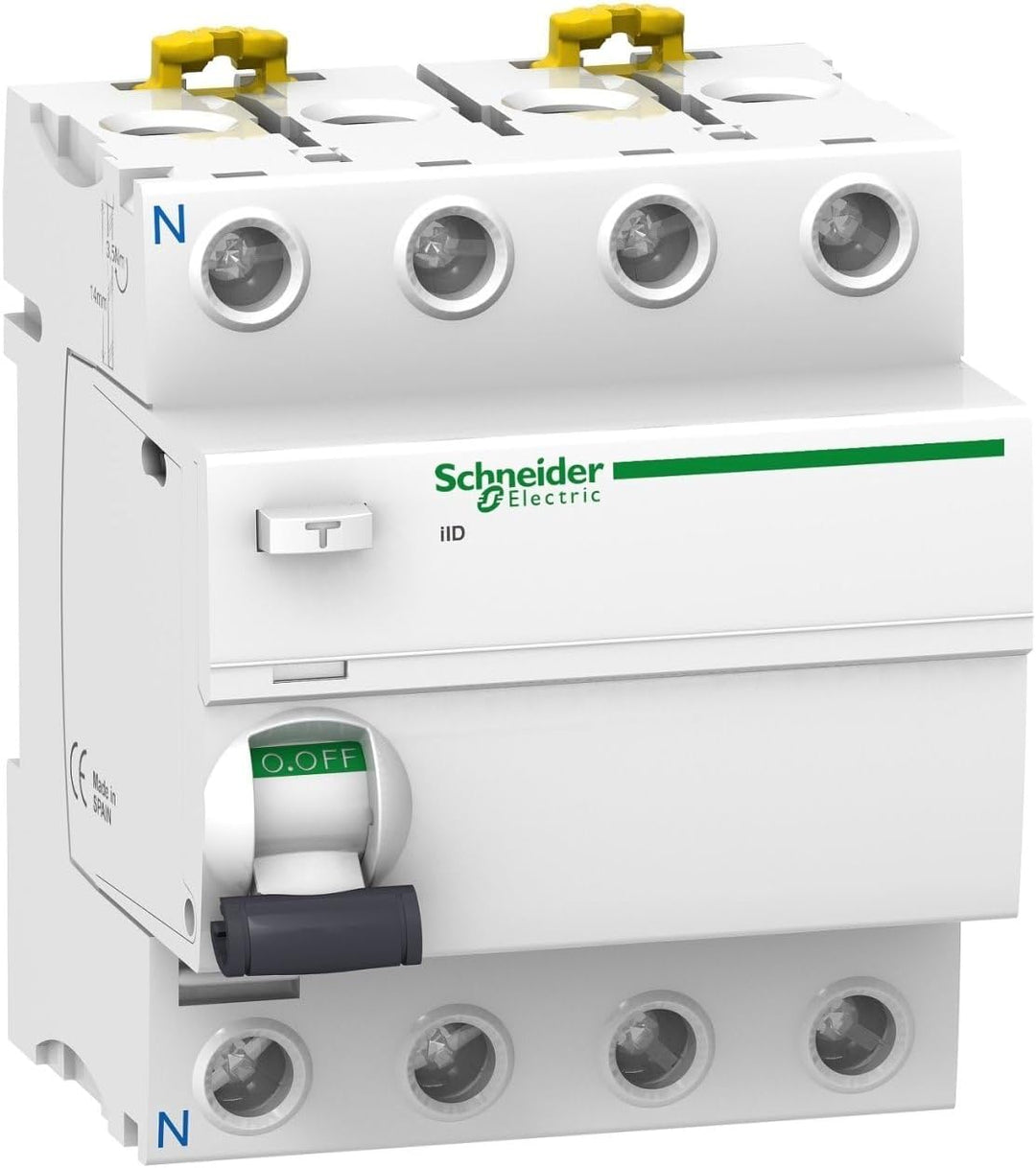 Schneider a9r44440 FI-Schutzschalter Fehlerstrom Schutzschalter IID 4P 40 A 300 mA AC, weiss