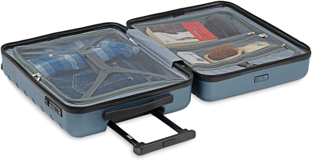 JASLEN - Handgepäck Koffer Trolley - Reisekoffer Mit Rollen und Reisekoffer Hartschalenkoffer für Vi