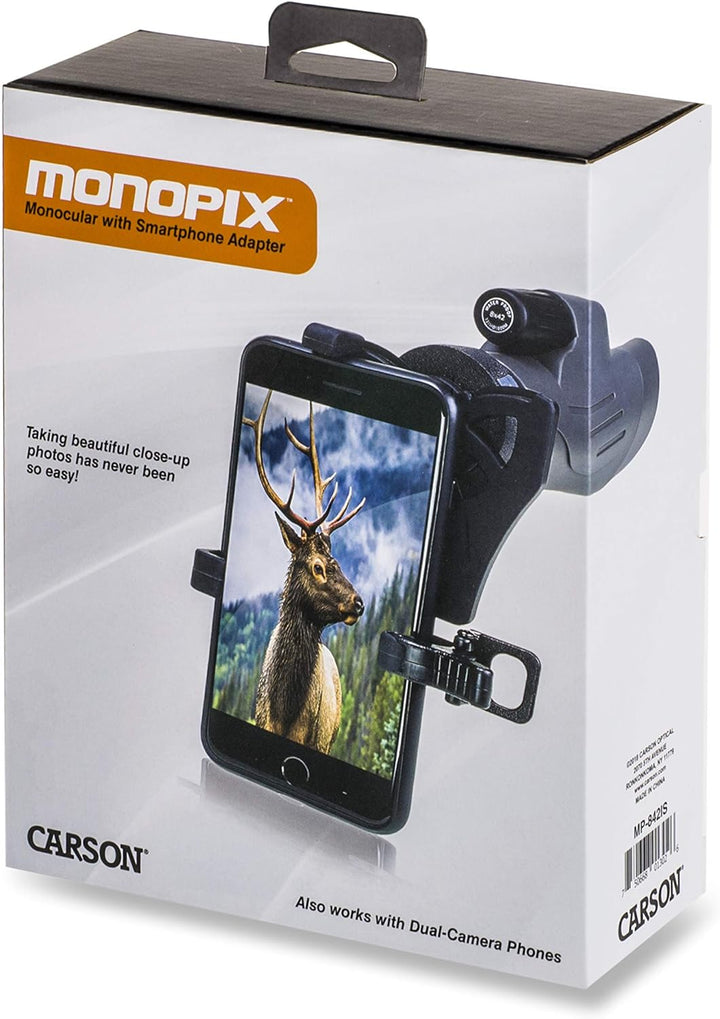 Carson MonoPix 8x42mm Monokular mit Smartphone Adapter (MP-842IS) MonoPix (MP-842IS), MonoPix (MP-84
